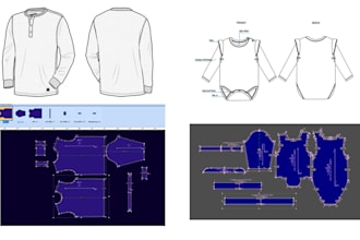 make sewing patterns with size grading for any garment
