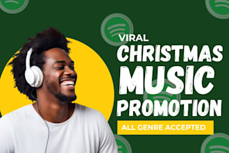do organic music promotion, christmas music promotion, spotify charts,