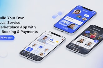create a local service marketplace app with booking and payments