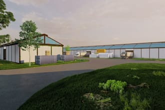 do 3d warehouse design, storage facility warehouse, commercial building design