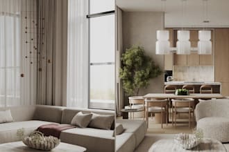 design luxury 3d modern house, contemporary house,bedroom, villa interior design