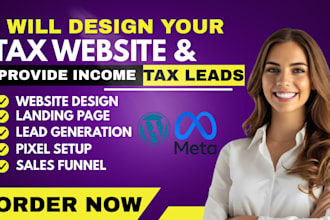 income tax website, tax website, income tax leads, tax leads, mortgage leads