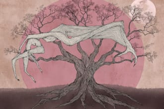 paint an ethereal fantasy moon goddess portrait with celestial glow