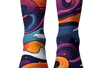 design a unique socks design