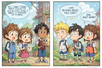 do comic children book illustration