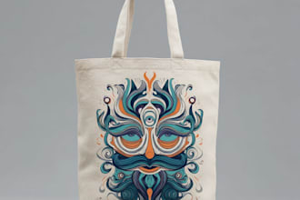 design tote bags, mugs or other print on demand products