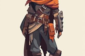 2d game character art