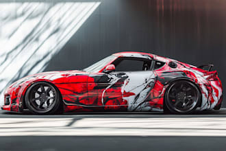 design awesome car wrap, van wrap any vehicle wrap