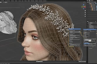 design quality 3d roblox hair, ugc accessories, roblox model