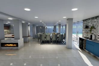 renovate 3d interior apartment design, furniture decor, wall panel,corona render