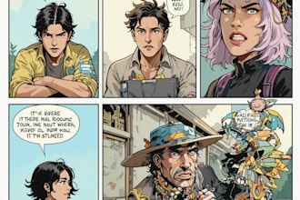 sequential art magic professional comic illustration