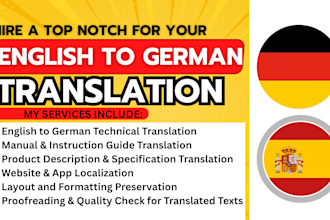 translate english to german or translate german to english translation