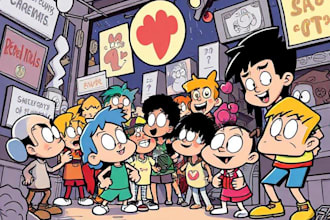 draw a cartoons comics