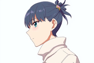 draw anime or manga character illustration