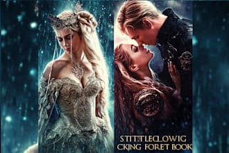 make romantic book cover design