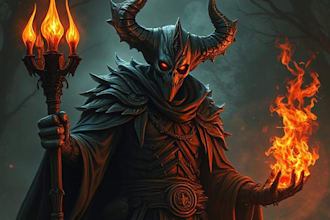 fantasy horror and fantasy horror character