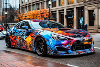 professional vehicle wrap design, car wrap