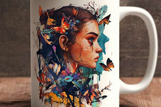 draw a mug or coffee mug design