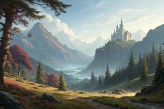 create concept art environment and illustration