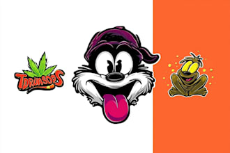 create cartoon logo for you