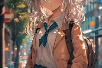 draw anime character for you