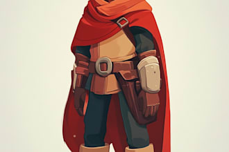 draw 2d game character or 2d game character