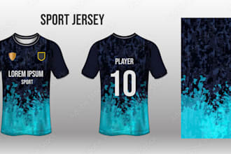 custom sports sublimation jersey design