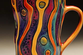 create a cool coffee mug design and t shirt design