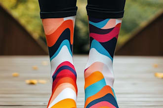 design a unique socks design