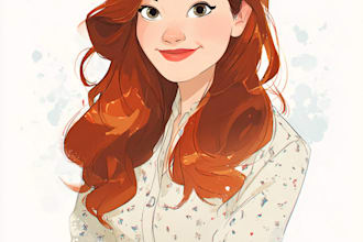 do disney cartoon portrait