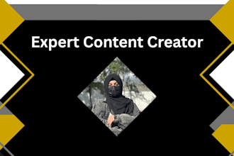be your expert content creater