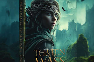 design fantasy book cover, paperback cover, or kindle cover