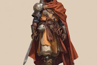 do dnd character art illustration or game character art