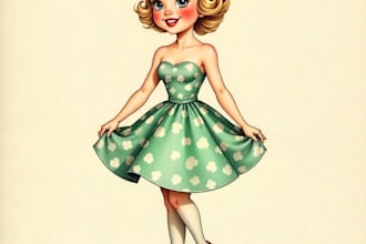 draw a pin up girl and pin up girl