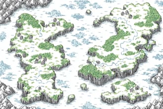 design map illustration drawing