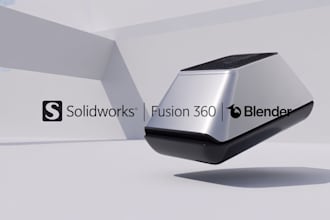 create 3d cad designs, hard surface models, and product prototypes