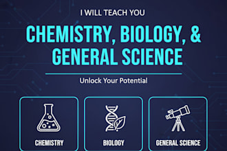 teach you chemistry, biology, and general science
