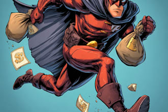 make superhero character for you