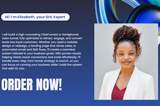 build converting clickfunnels gohighlevel ghl sales landing page funnel expert