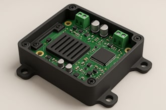 design a custom pcb enclosure for cnc or 3d printing on blender solidworks c4d