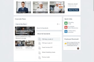 build property management company intranet