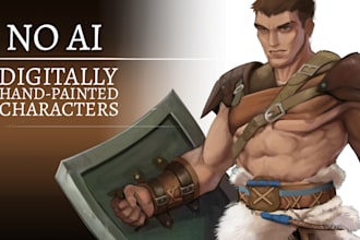 do fantasy character design for dnd or ttrpg
