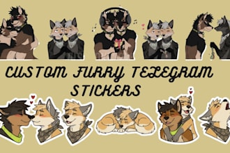 draw furry telegram stickers nsfw furry stickers discord animated stickers GIF
