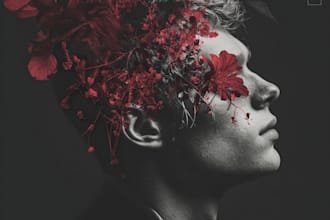 design stunning album cover art for single ep