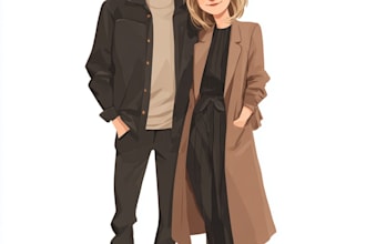 do couple portrait illustration