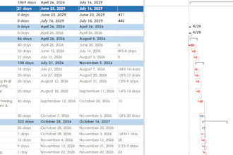 create a professional gantt chart and project schedule in ms project