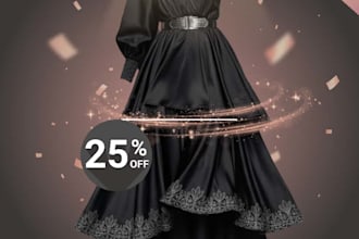 design luxury fashion posters and product ads for your brand