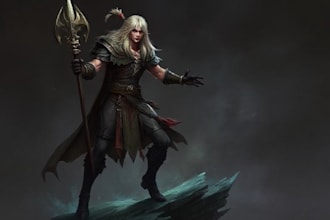 fantasy character art and unique fantasy character