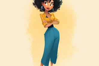 do disney cartoon portrait