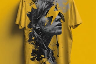 do tshirt design for brand or band